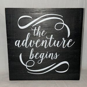The Adventure Begins Wall Hanger